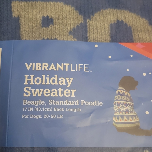 Vibrant Life Soft Knit "Boss" Sweater For Dog - Picture 4 of 5